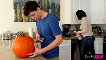 Step Fantasy Comes To Life As She Watches Him Ride A Pumpkin