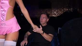 A Stripper With A Smoking Hot Body Satisfies A Vip Customer'S Hard Cock