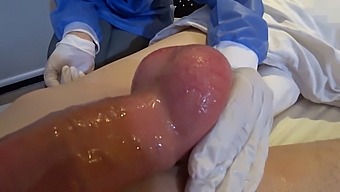 Mom And Daughter Role Play: Mom Gives A Handjob In Public