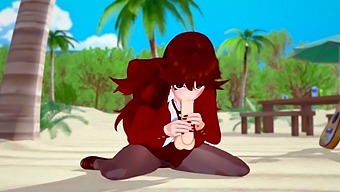 Animated Oral Pleasure With Girlfriend In Fnf-Style