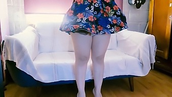 Voyeur With Peruvian Accent Watches And Touches His Mistress, Then Asks Her To Undress